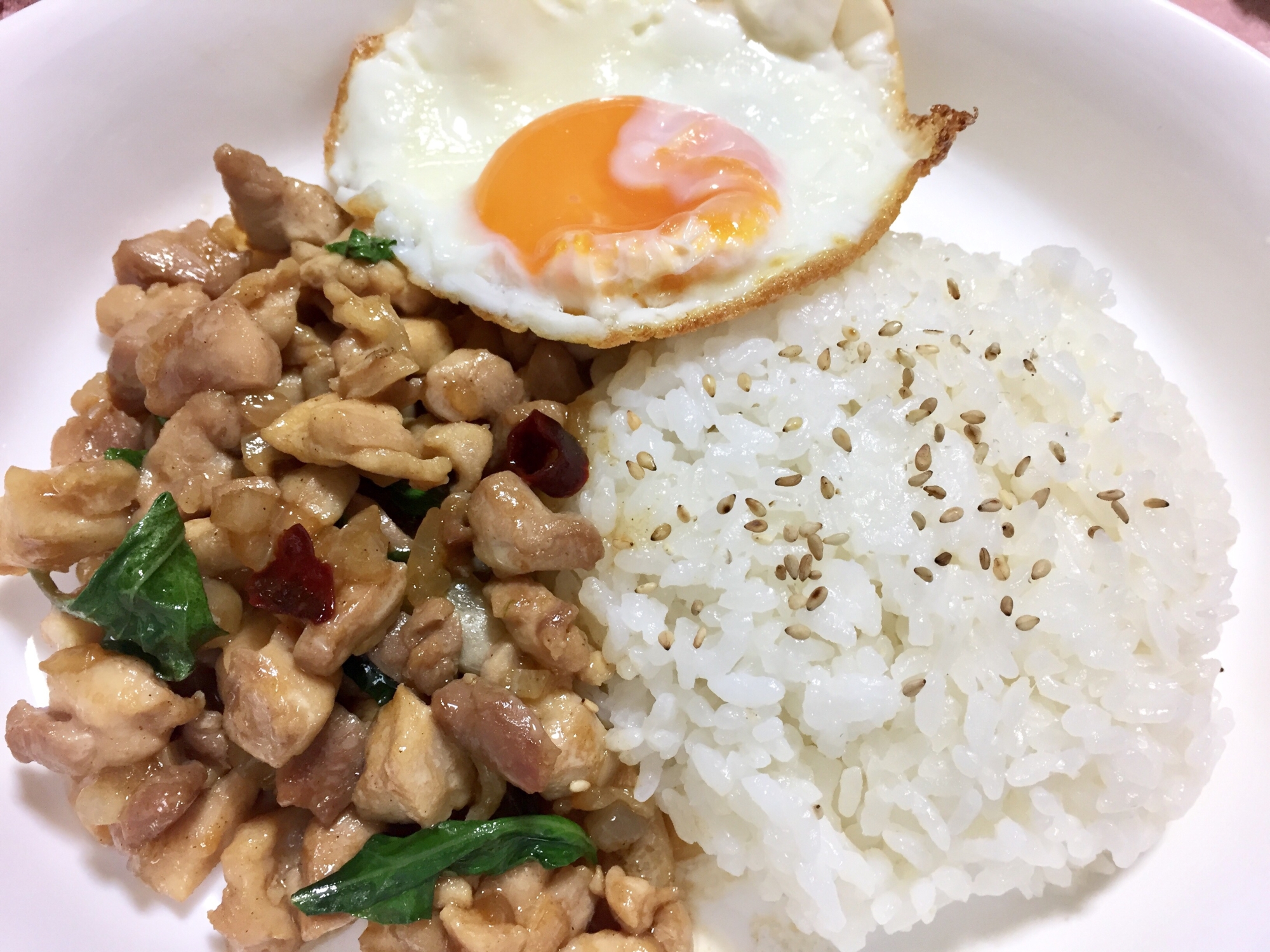 お手軽タイ料理*ガパオライス